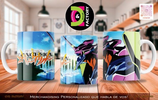 Producto - Taza - Anime - Neon Genesis Evangelion - TZ-RT-BL-11OZ-127-ANM-NGE