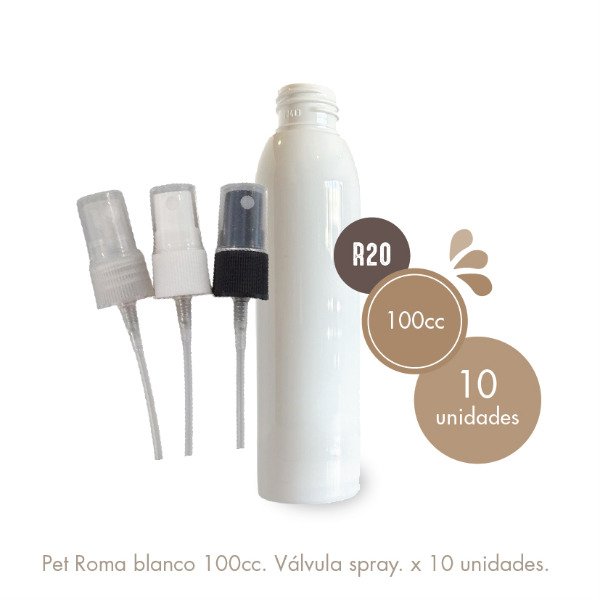 Producto - Pet Roma blanco 100cc válvula spray