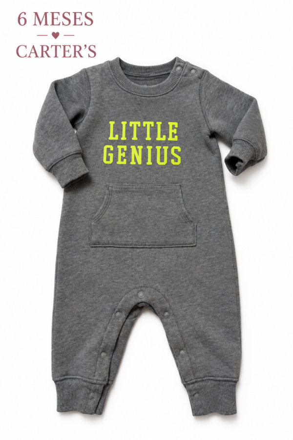 Producto - Enterito gris Little Genius Carters 6 meses - 0