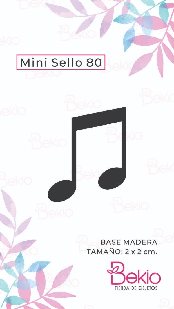 Producto - Mini Sello 80 - Nota Musical