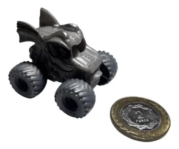 Producto - Monster Jam Raros Dragon Miniauto Bolsa Sorpresa Abierta 4 Cm Largo
