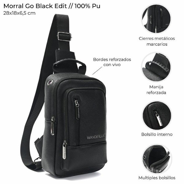 Producto - Mochila cruzada Wanderlust unisex