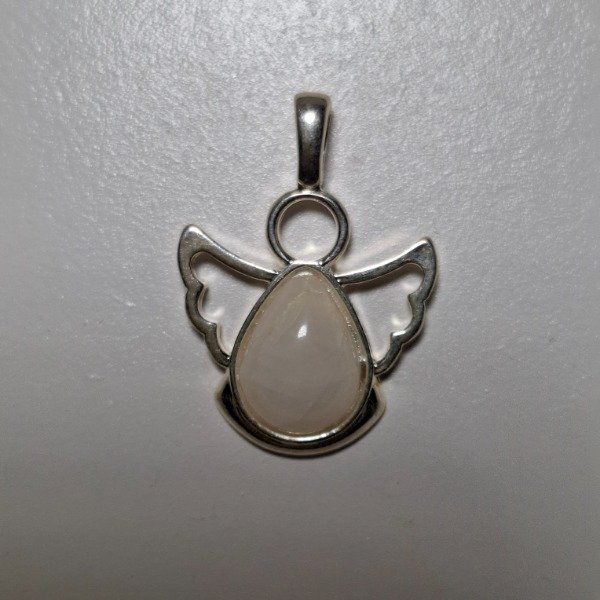 Producto - Angelito baño de plata/cuarzo blanco