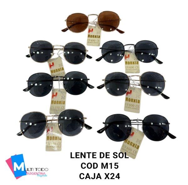 Producto - LENTE DE SOL COD M15 CAJA X24
