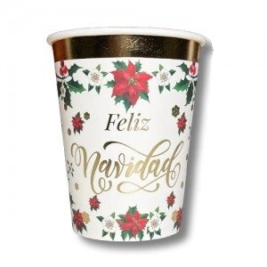 Producto - Vasos poli papel Feliz navidad x6