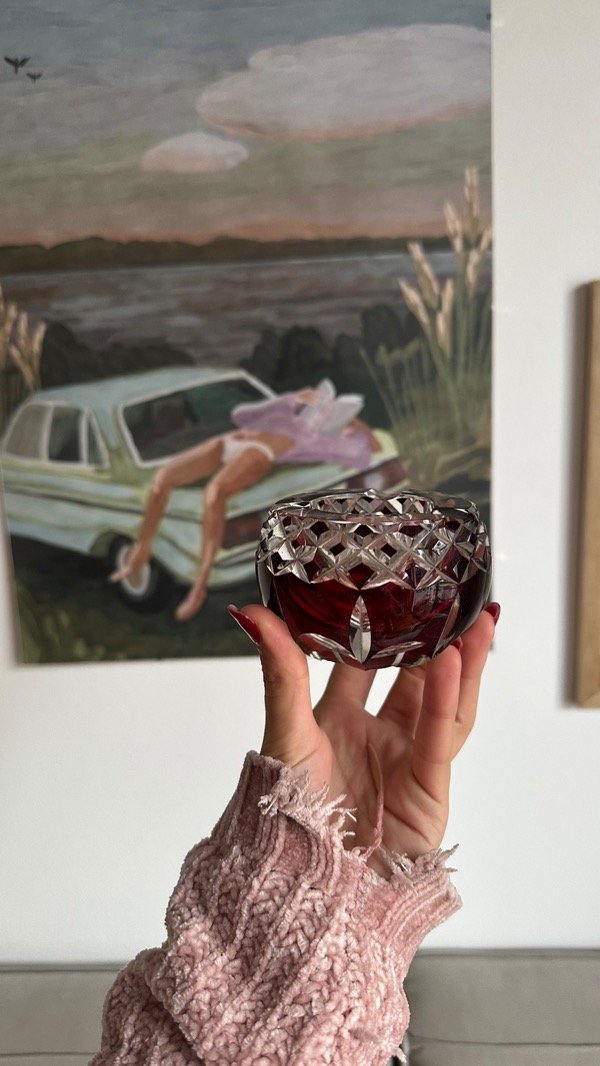 Producto - Cenicero cristal de baccarat con detalle