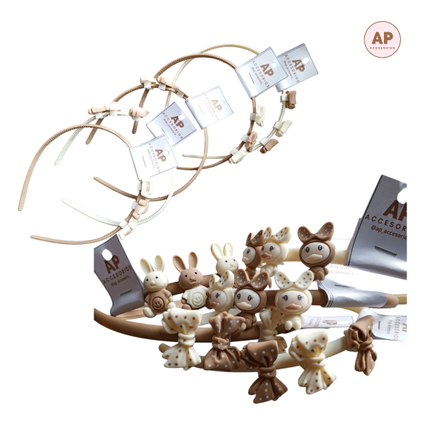 Producto - VINCHA CON APLIQUE EN TONOS MARRONES - 7846