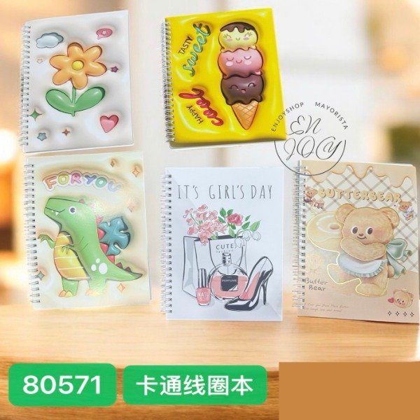 Producto - Cuaderno Tapa Dura Espiral 80571