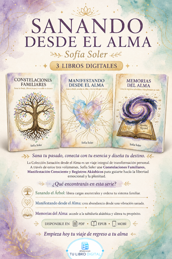 Producto - COLECCIÓN SANANDO DESDE EL ALMA  SOFÍA SOLER