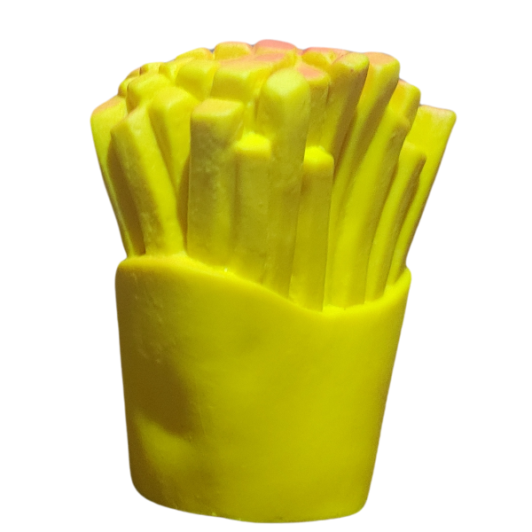 Producto - Juguete para perros con chifle sonoro modelo papas fritas con cara - 4
