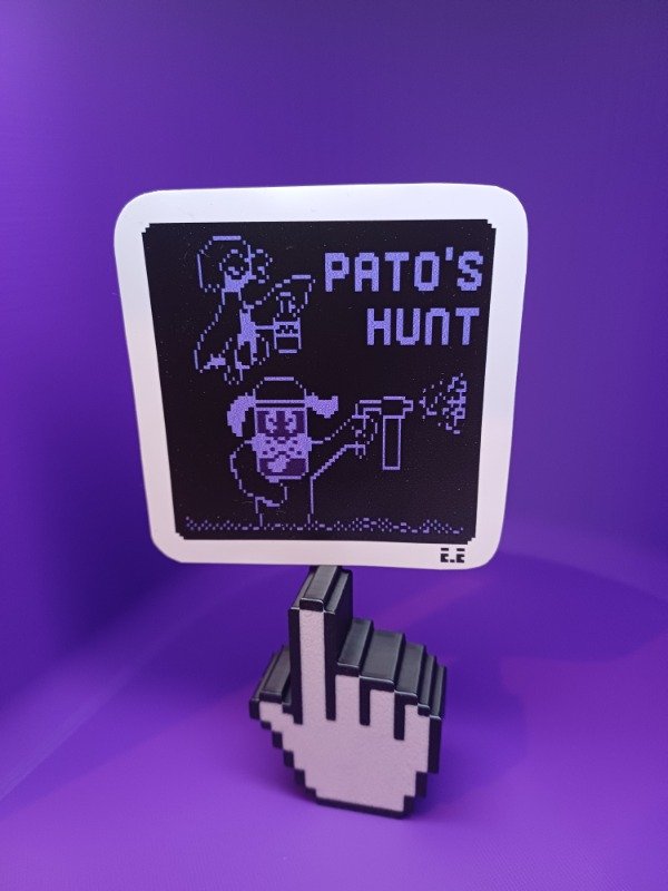 Producto - Sticker Pato ducks hunt