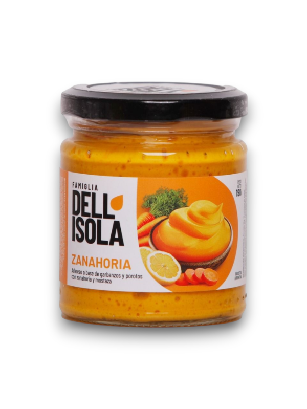 Producto - Hummus/Mayonesa Vegana de Zanahoria - Famiglia Dell Isola x190gr