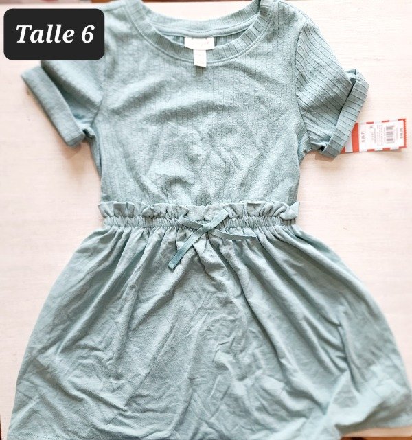 Producto - Vestido Cat y jack talle 6 verde agua