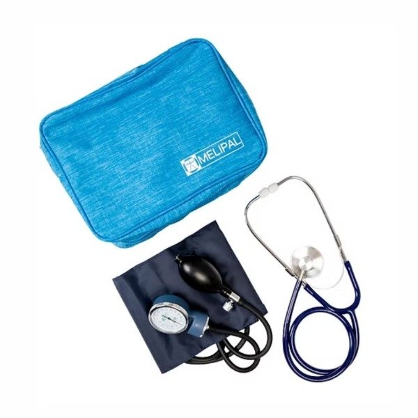 Producto - TENSIOMETRO ANEROIDE CON ESTETOSCOPIO BOLSO GRANDE - MELIPAL