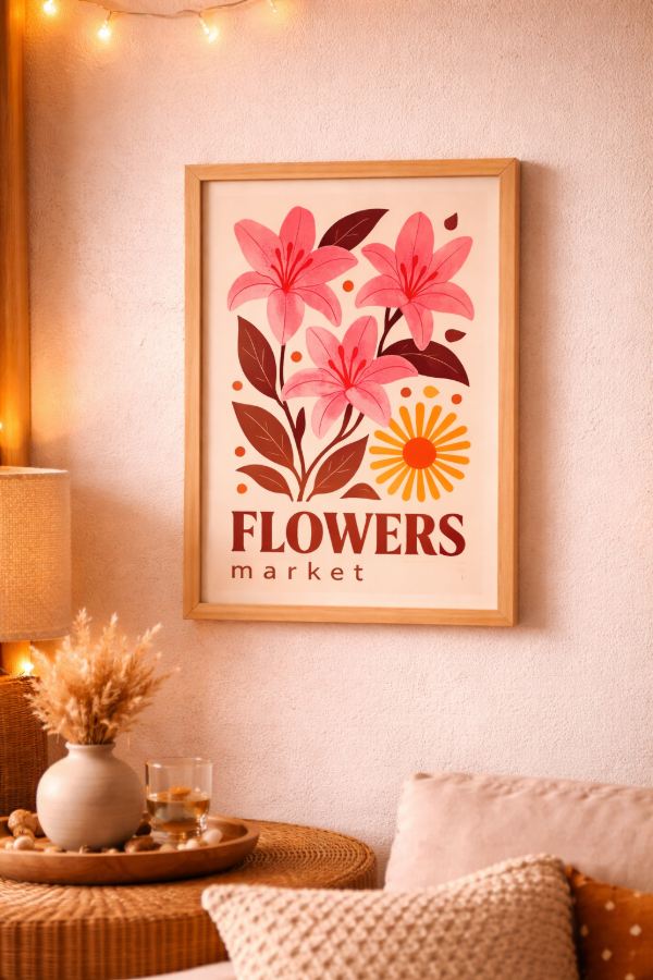 Producto - Cuadro Flower Market - Precio especial lanzamiento