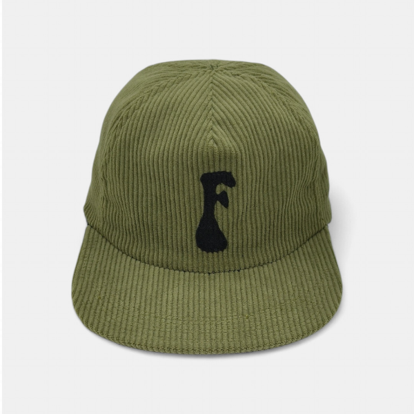 Producto - Gorra 6 Paneles Unstructured Corderoy (Verde Musgo)