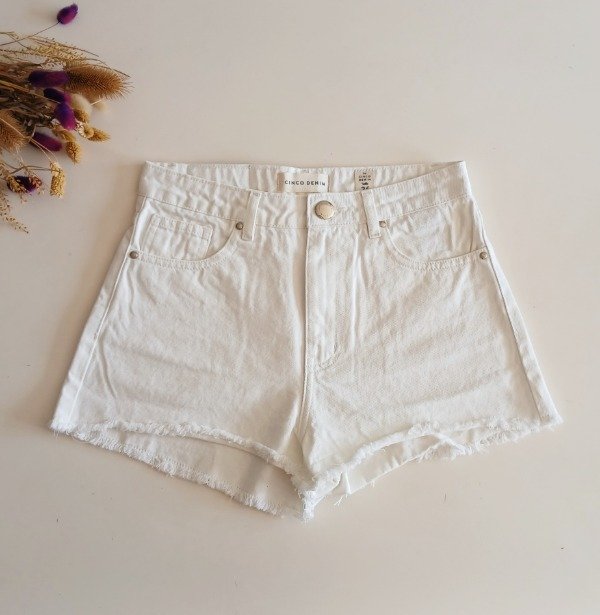 Producto - Short de Jean Blanco