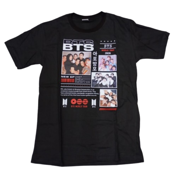 Producto - Remera BTS Estampada  Algodón Premium K-Pop Unisex (BTSREAD5)