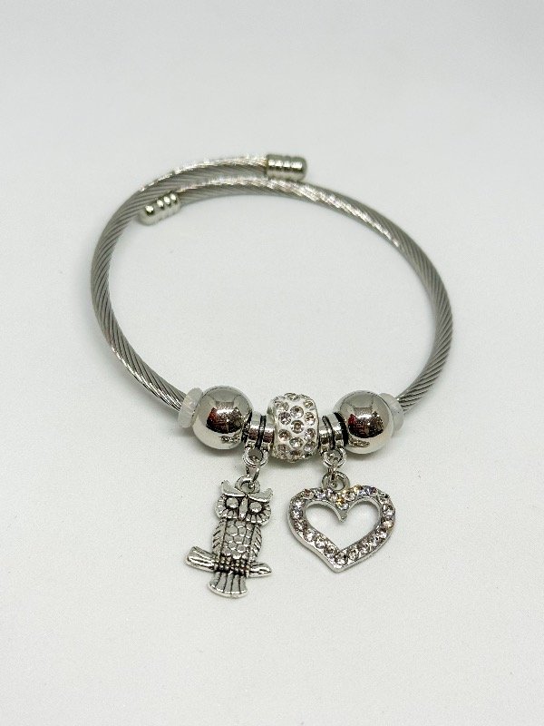 Producto - Pulsera charm acero quirúrgico p37