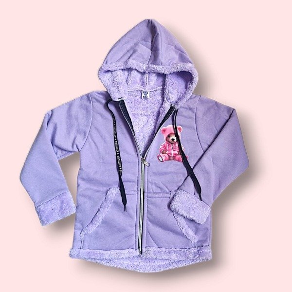 Producto - CAMPERAS DE JERSEY CON BIFAZ EN EL INTERIOR DE NIÑAS