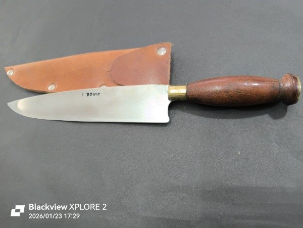 Producto - CUCHILLO MANGO REDONDO ( ARTESANAL - BOWIE) 20 X 5 CMTS