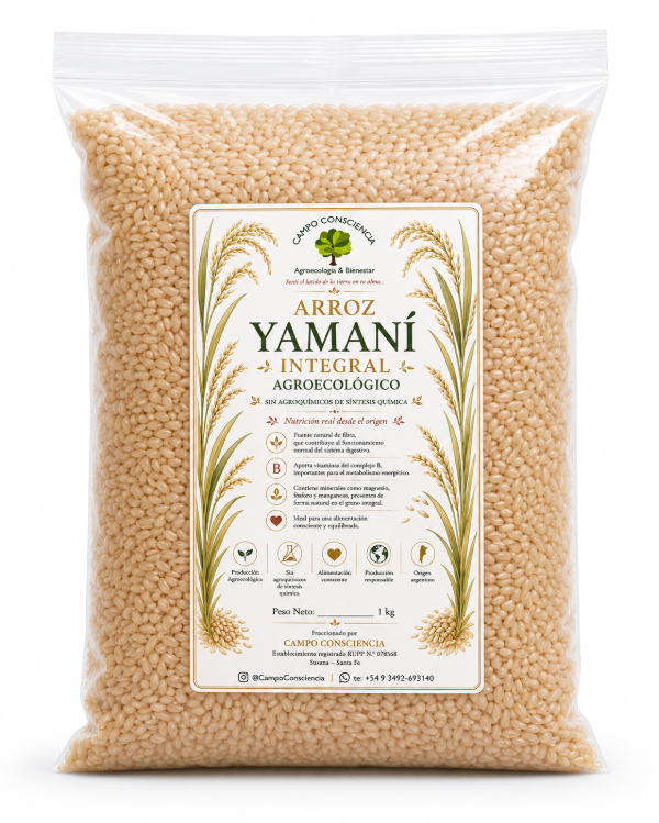 Producto - Arróz Integral Yamaní - Agroecológico. - 1