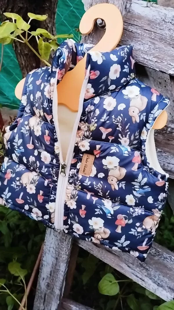 Producto - Chaleco Impermeable Conejita Azul T2