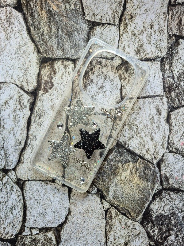 Producto - Funda rígida charms Note 14 Pro 4G estrellas