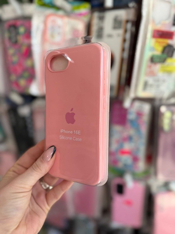 Producto - Silicone case Iphone 16e rosa