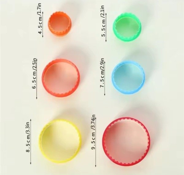 Producto - SET CORTANTE X 6 MEDIDAS IDEAL PARA CONTENCION DE MOLDES - 2