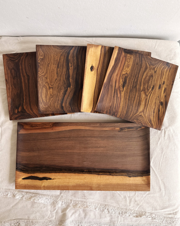Producto - Combo tabla 24X48 + 4 platos 24X24 Guayubira