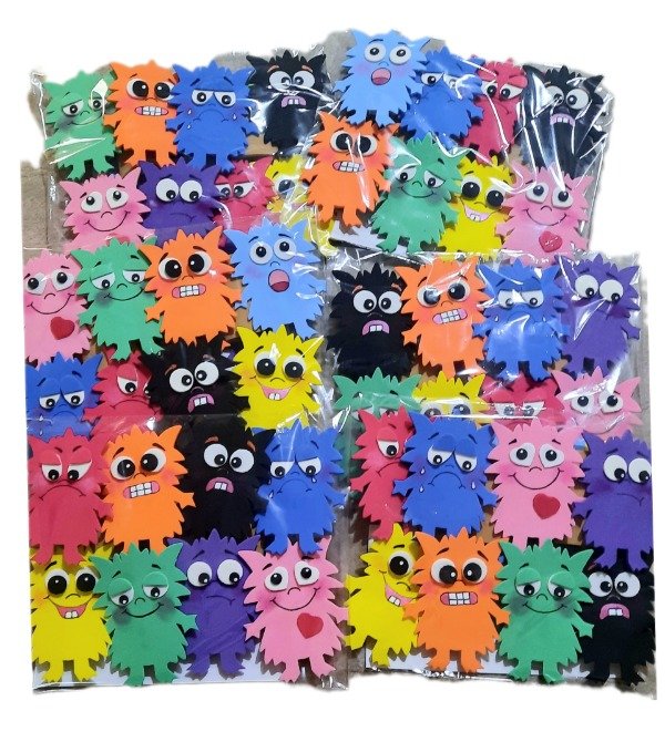 Producto - Los Monstruos y  las Emociones  - Títeres dediles