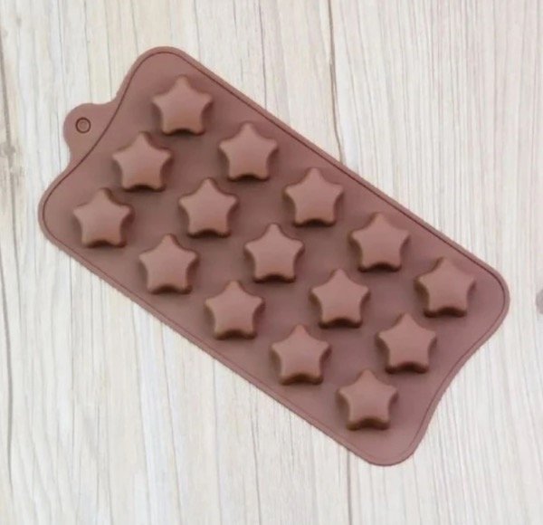 Producto - MOLDE SILICONA ESTRELLAS CON PUNTITOS