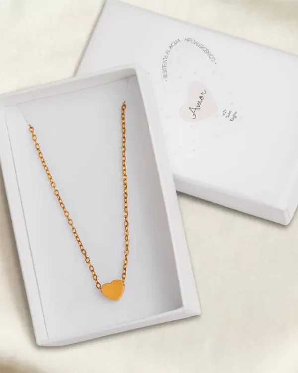 Producto - Collar Acero Dorado Clementina - 1