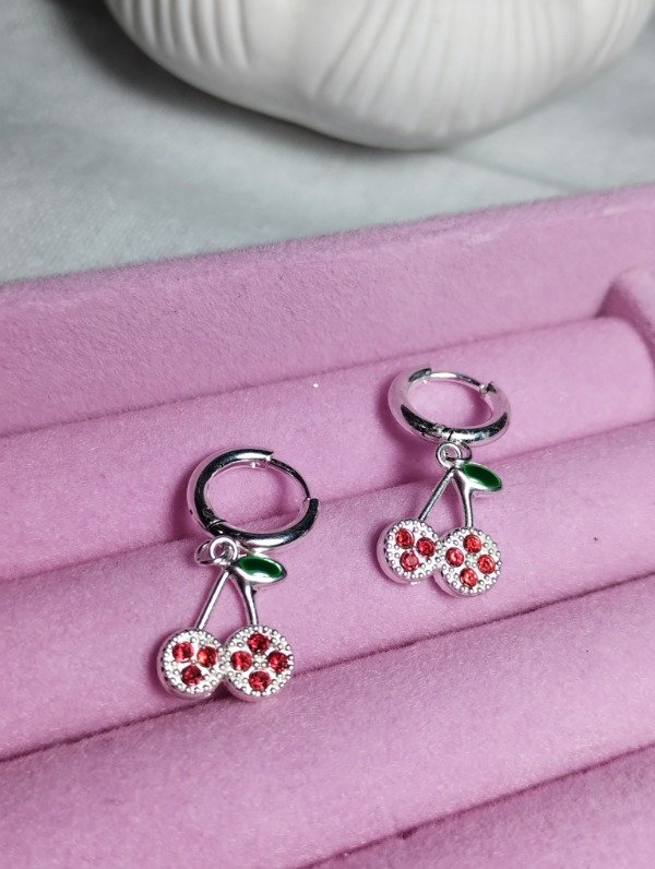Producto - Argollas cerezas cubic