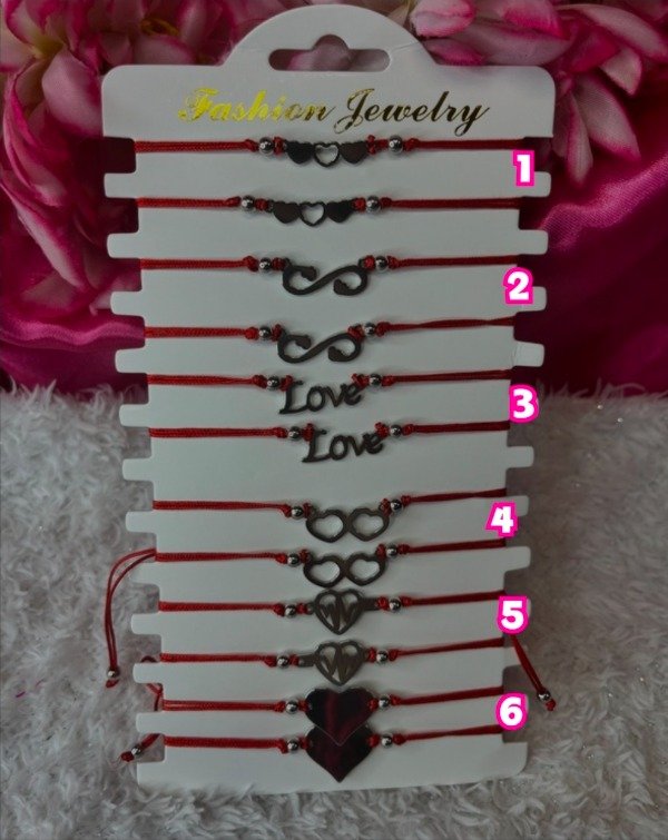 Producto - Pulsera de hilo rojo love - 1