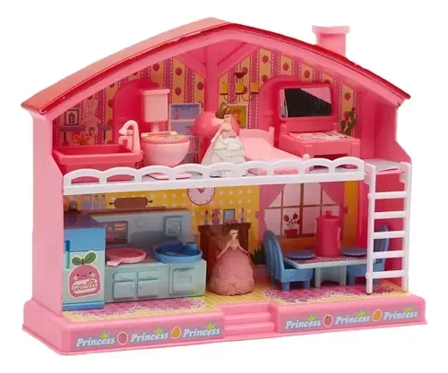 Producto - CASITA DE MUÑECAS CON ACCESORIOS