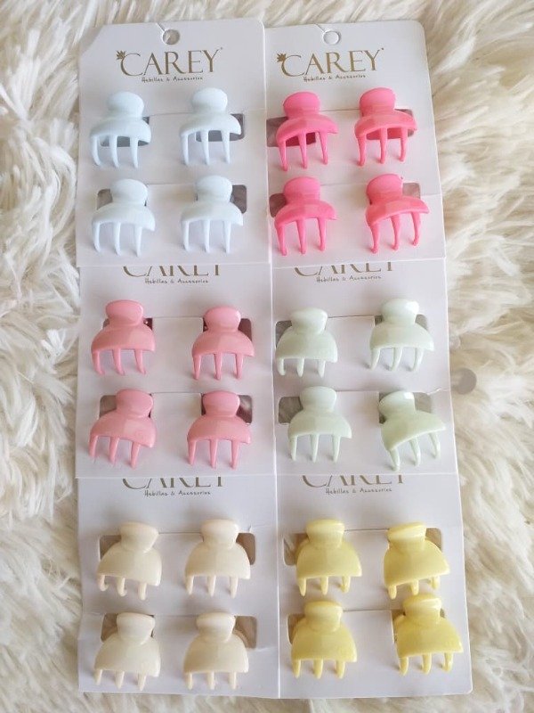 Producto - CAREY 6286 Broche pastel Bombé mini. (el par)