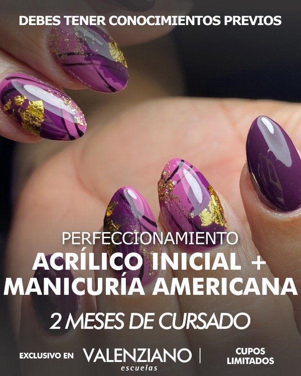 Producto - Acrílico Inicial + Manicuría Americana - PERFECCIONAMIENTO