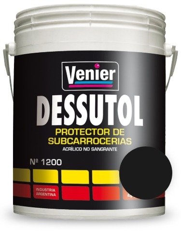 Producto - PROTECTOR DE SUBCARROCERÍAS DESSUTOL Negro x 4lt VENIER