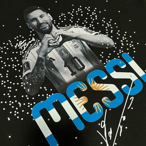 Producto - Remera Negra de Algodón Personalizada DTF Textil - Adultos - 4