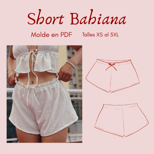 Producto - Molde PDF - Short Bahiana