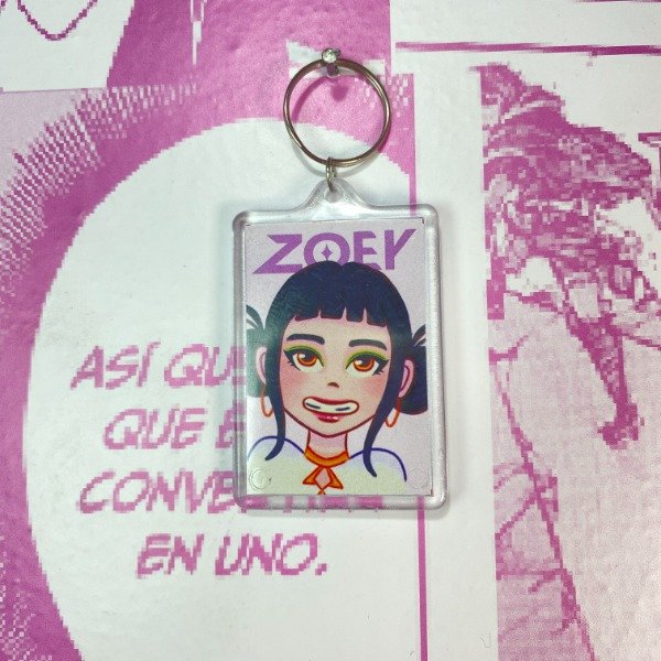 Producto - Llavero Zoey (HUNTR/X)