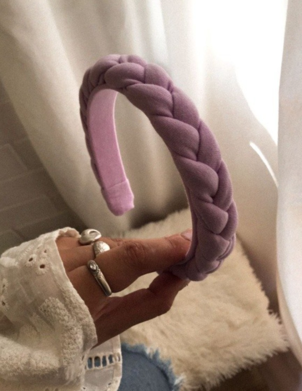 Producto - Vincha Trenzada Lila