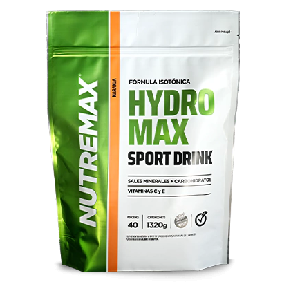 Producto - Hydromax Sport Drink Doypack - 1320 gr - Rinde 40 serv - Naranja