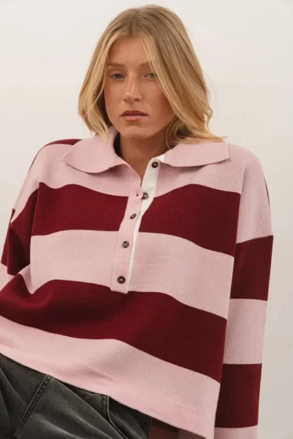 Producto - SWEATER AMALFI - ROSA/BORDÓ