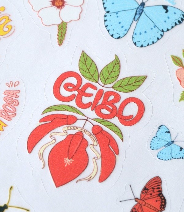 Producto - Plancha de stickers - Nativas rioplatenses - 1