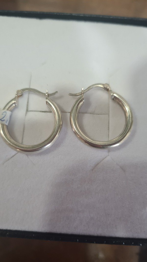 Producto - Aros argollas plata 925