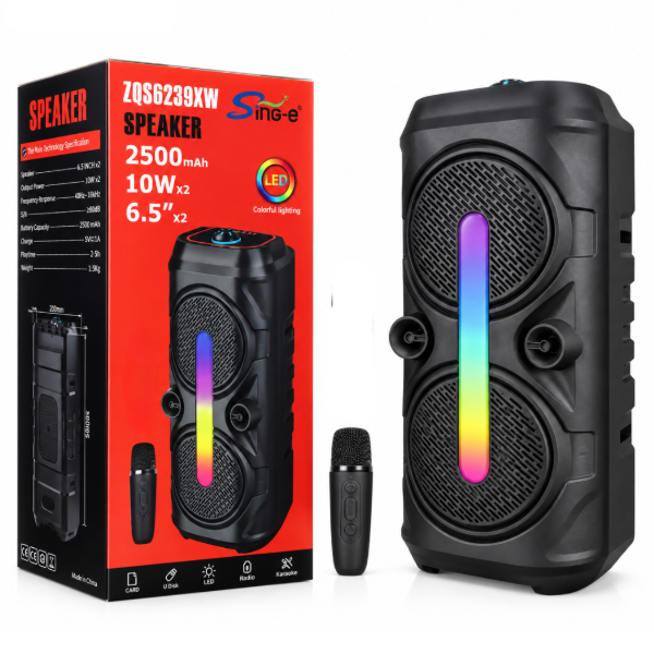 Producto - Parlante BT 6,5x2" SING-E ZQS6239XW - 0