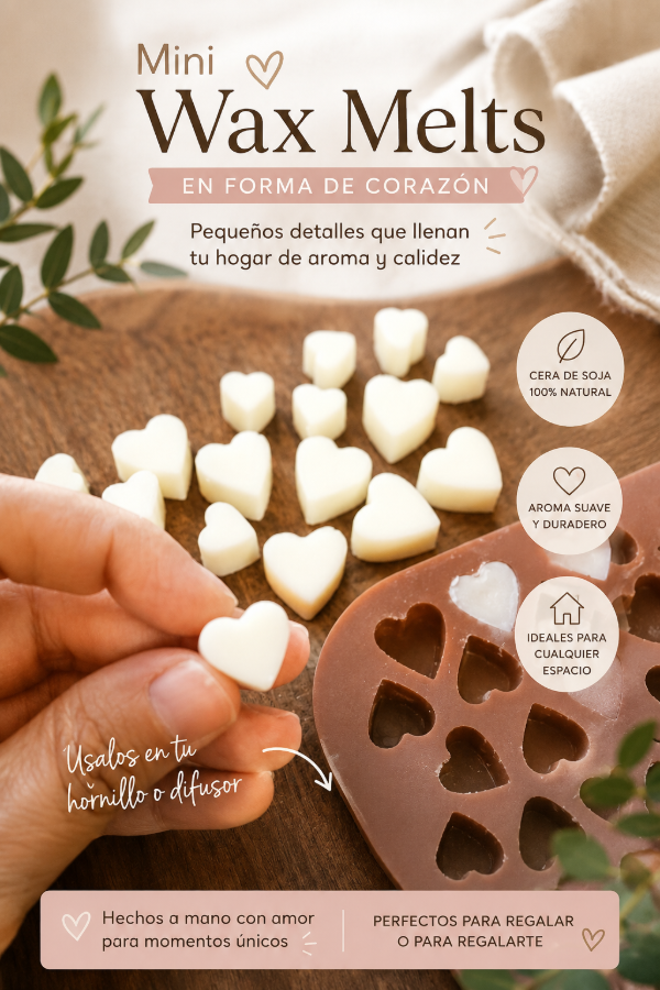 Producto - Wax melts Mini Corazoncitos - 4
